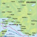 карта курорта Даламан