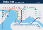 Карта метро Гонконга