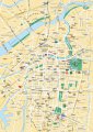 подробная карта города Осака