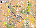 карта города Эгер