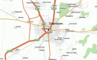 карта расположения города Дебрецен