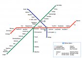 карта метро города Таллинн