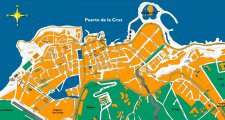 карта курорта Пуэрто ла Круз