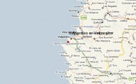 карта расположения курорта Вальпараисо
