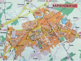 карта города Барановичи
