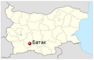 карта расположения курорта Батак