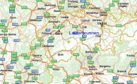карта расположения курорта Лаутербрюннен