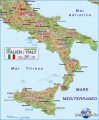 Реджо-ди-Калабрия на карте Италии