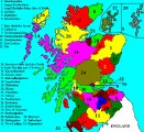 Схема административного деления Шотландии