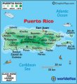 Сан Хуан на карте Пуэрто Рико