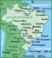 Порту Алегри на карте Бразилии