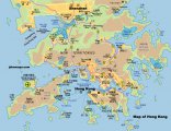 карта курорта Гонконг
