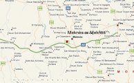 карта курорта Мекнес