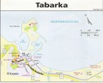карта курорта Табарка