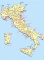 Политическая карта Италии