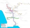 Карта метро Лос Анджелеса