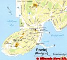 карта курорта Ровинь - Истрия