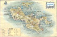 подробная карта острова Праслин