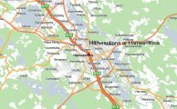 карта расположения курорта Хямеенлинна