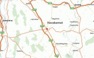 карта расположения курорта Кечкемет