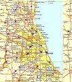 карта города Чикаго