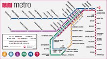 карта метро города Сан-Франциско