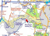 карта курорта Гранд Каньон