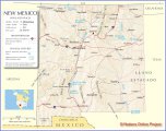 карта курорта Нью-Мехико
