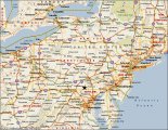 карта курорта Пенсильвания