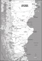 подробная карта курорта Южная Патагония
