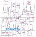 карта города Брэмптон