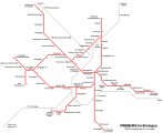 карта метро города Фрибург