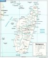 политическая карта Мадагаскара