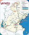 Подробная карта Венето