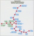 Схема метро столицы Грузии