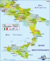 Лечче на карте Италии