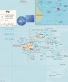 Политическая карта Фиджи