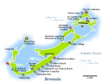 Гамильтон на карте Бермуд