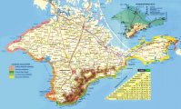 Поселок на карте Крыма