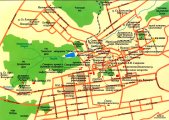 Карта Ставрополя с достопримечательностями