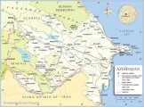 Шеки на карте Азербайджана